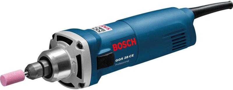 Rectificadora Bosch ggs 28 ce (tope de retroceso) (2 x llave de boca sw 19, unidad de sujeción (tuerca de pinza de 6 mm))