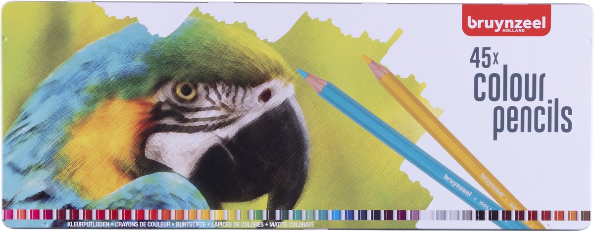 Bruynzeel Parrot 45 colored pencils
