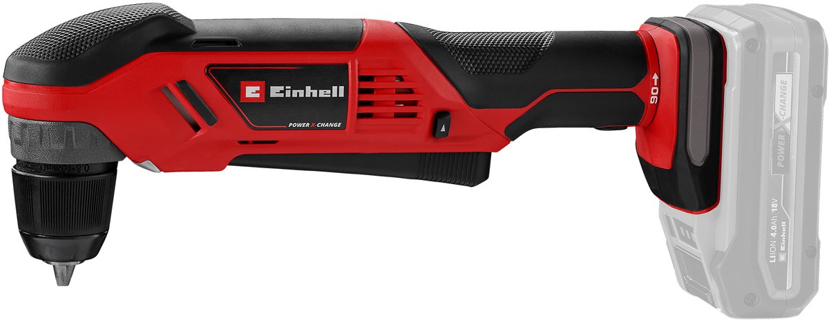 Einhell accu haakse boor- schroefmachine te-ad 18 li solo - power x-change - 18 v li-ion - 45 nm - excl. accu en lader