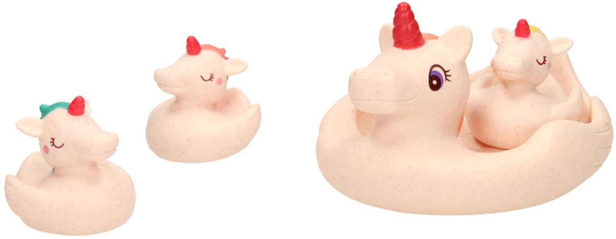 Bath Animals Unicorn Family, 4dlg.