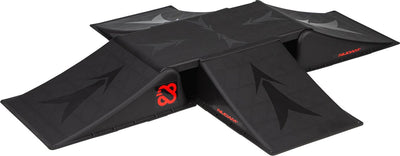 Nijdam ramp set 4+1 - 2-way crossing - black