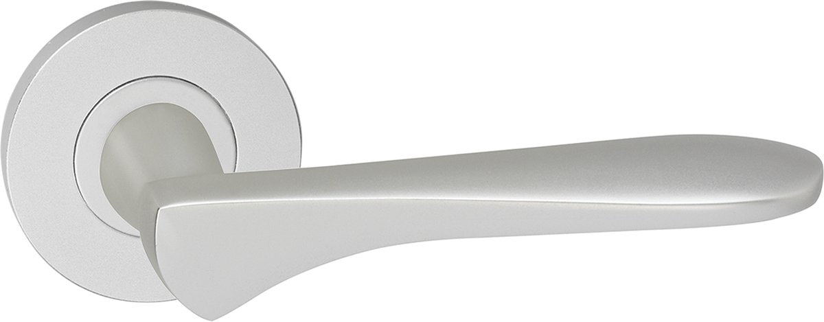 Impresso deurkruk - watford - voor binnen - rond - aluminium - 2 stuks