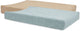 Jollein copri fasciatoio spugna 50x70 cm - copertina morbida - biscotto verde acqua - 2 pezzi