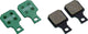 Bbb cycling remblokken discstop e-bike compatibel met magura schijfremmen bbs-372e - groen