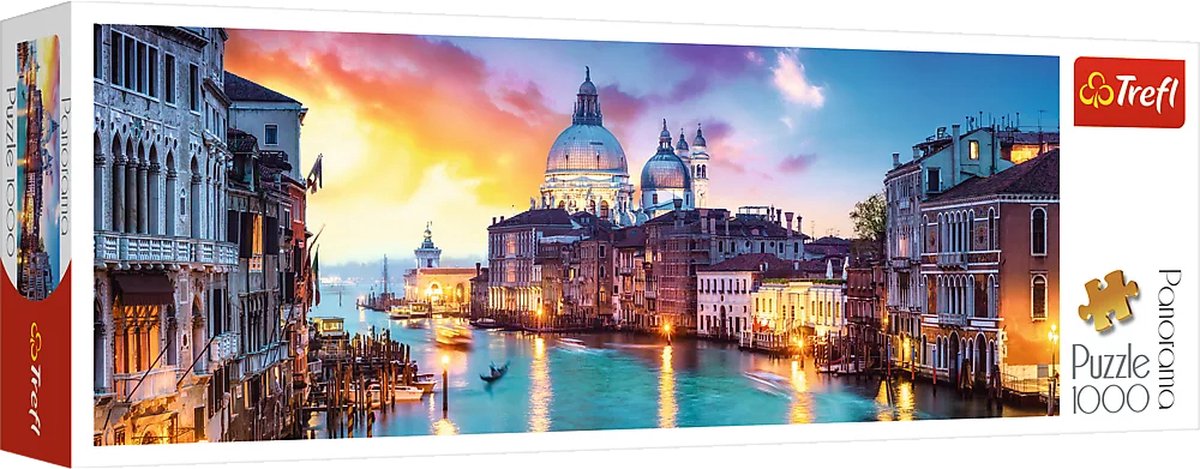 Puzzle Trefl panorama grande canal venezia - 1000 pezzi