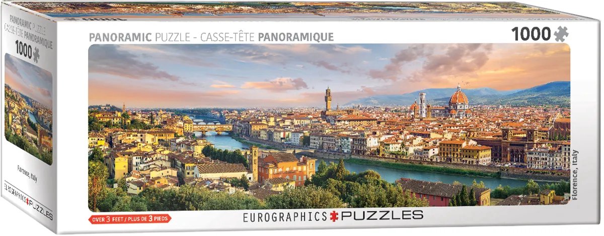 Eurographics puzzle Florence Italy 1000 piece jigsaw puzzle.