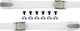 Set a sgancio rapido Nijdam - aa - 2 pezzi - bianco