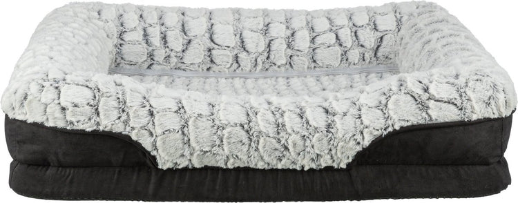 Trixie canasta de perros vital lino angular negro gris