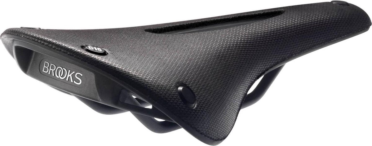 Brooks Saddle C15 Tallado Cambium todo clima negro