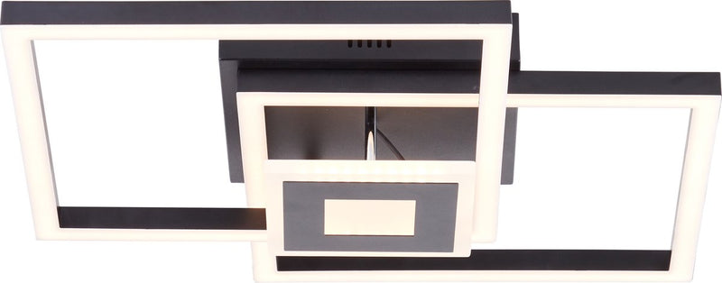Brilliant Bray - lampada da soffitto - LED 22w - 3000k - nera
