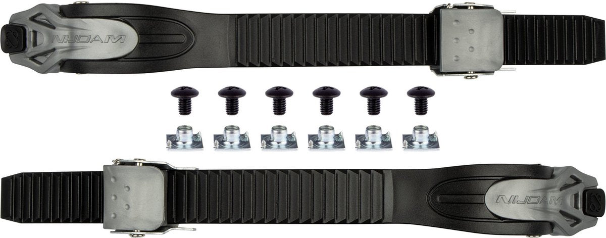 Set a sgancio rapido Nijdam -a*- 2 pezzi - nero