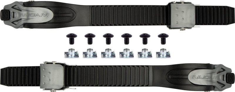 Set a sgancio rapido Nijdam -a*- 2 pezzi - nero