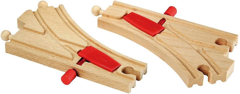 Desvíos de vía mecánicos Brio - desvío de tren para ampliación - 33344