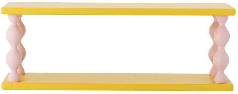 Bloomingville wandplank bibiola geel
