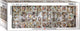 Eurographics - het plafond van de sixtijnse kapel - michelangelo di buonarotti - 1000 stukjes 96×32cm (b×h) - fine art panorama legpuzzel