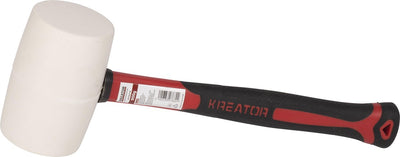 Kreator - hand tools - krt904106 - rubber hammer - 900g - fiber - white