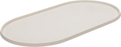 Designed by lotte oona placemat dog cat - placemat food bowl - dishwasher safe - silicone - beige - 55x30x1.7 cm