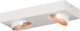 Eglo ronzano - wand plafondlamp - 2-lichts - wit roségoud