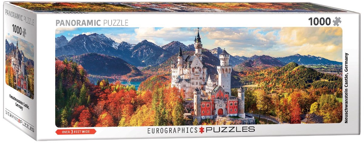 Eurographics Puzzle panorámico del Castillo de Neuschwanstein 1000 piezas