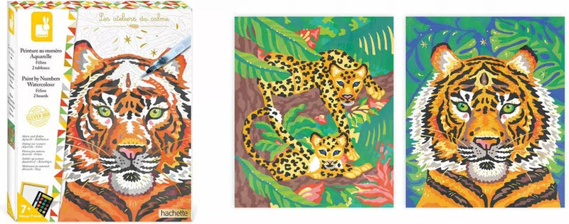 Janod - les ateliers du calme - pintura por números - felinos