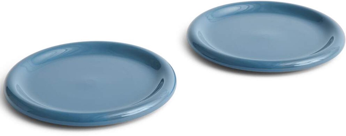 Plato Hay barro ø24 juego de 2, azul oscuro