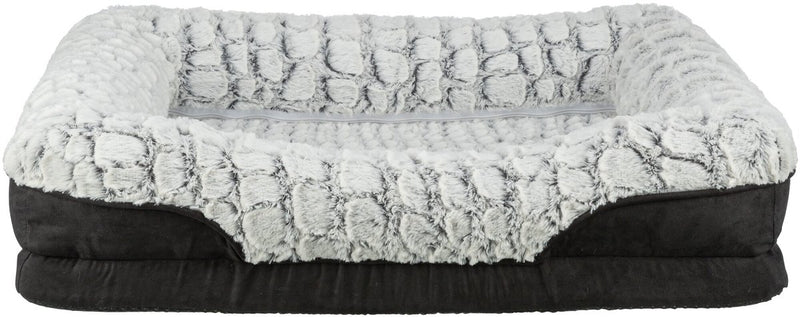 Trixie - vital hondenmand lino - hoekig - zwart grijs - 110x75 cm