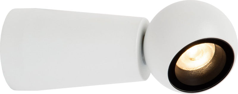 Lucide ipsos - aplique de baño - led - 1x6w 2700k - ip54 - blanco
