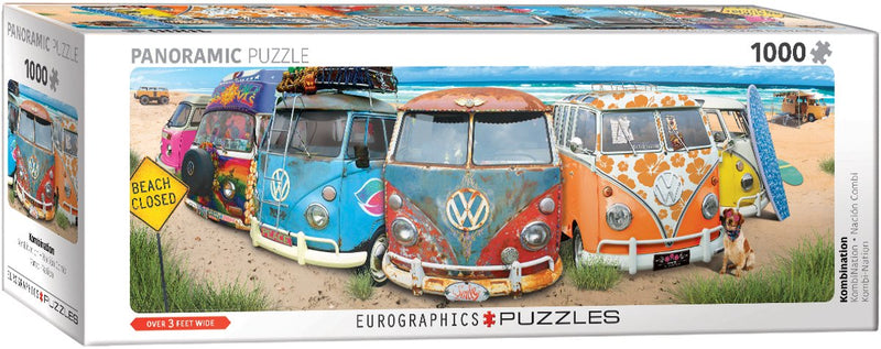 Eurographics Puzzle VW Bus Panorama - Puzzle de 1000 piezas.