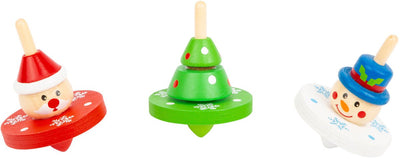 Pequeño peaje de madera de pie Navidad