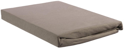Beddinghouse jersey - topper fitted sheet - 180x200 220 - taupe