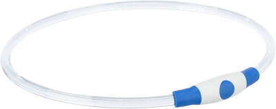 Trixie Collar USB Flash Light Luminous ricarica TPU blu