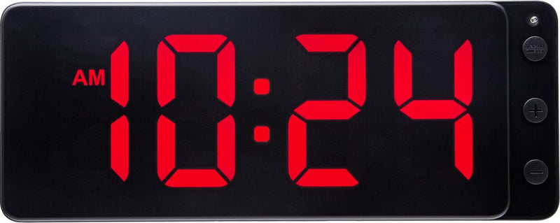 Orologio digitale Nexttime rosso – orologio da parete da tavolo – 27,2×10,8×3 cm – abs – rosso – LED