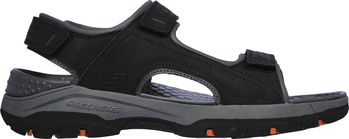 Skechers tresmen - sandalias garo para hombre - negro
