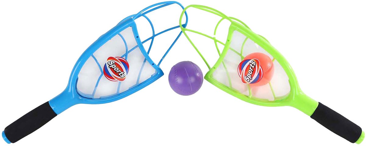 Gametime catch and throwing game with 2 balls