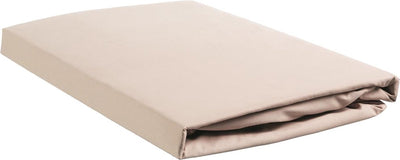 Ambiante - bamboo-cotton - box spring fitted sheet - 90x200 cm - sand