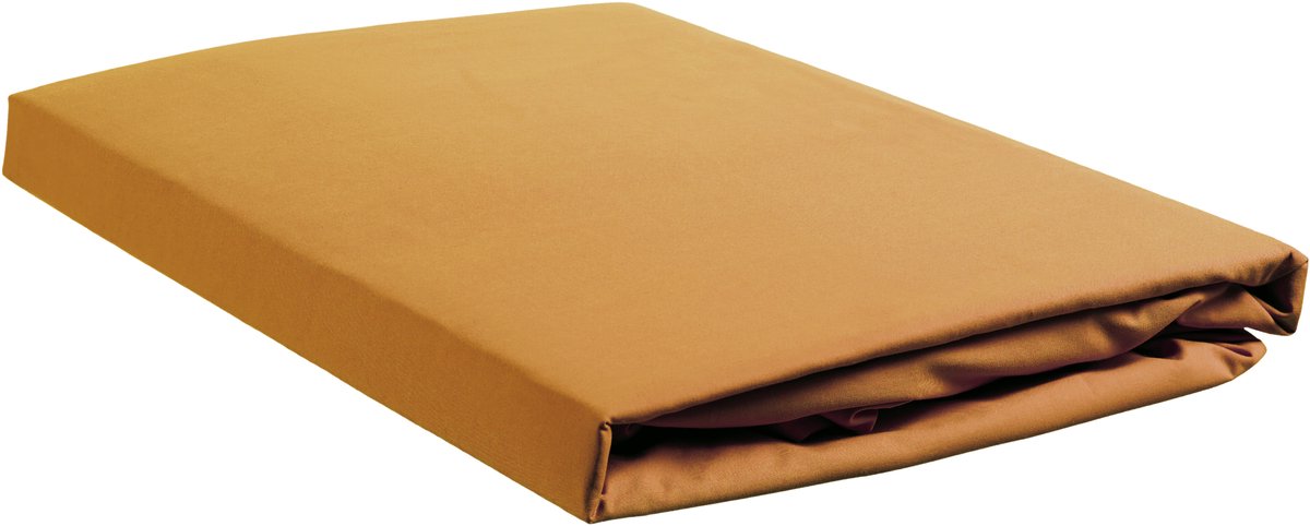 Ambiante katoen - topper hoeslaken - 140x200 - oker