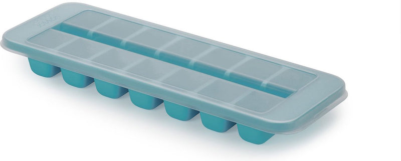 Molde para cubitos de hielo Joseph Joseph, 11,9 x 33 x 3,6 cm, fácil llenado, para 14 cubitos de hielo, plástico, azul - | fluir