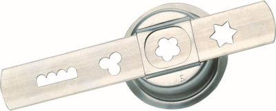 Accessorio per biscotti Westmark, 2 pezzi, accessorio per tritacarne 97522260 misura 8, acciaio inossidabile, argento, 14712270