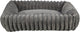 Trixie Dog Basket Lonni Rib Velvet Angular Gray