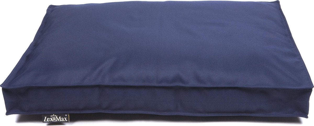Lex max all Weather - Cuscino per cani - Letto per box - 75x50x9 cm - Blu scuro