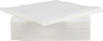 Cosy trendy for professionals servet - papier - 38 cm - wit - set-40