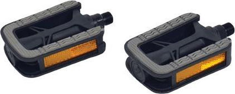 Pedales de bicicleta Dresco - antideslizantes - negro