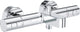 Rubinetto per vasca termostatico Grohe Precision Get - 15 cm - risparmio idrico - raccordi inclusi - cromato