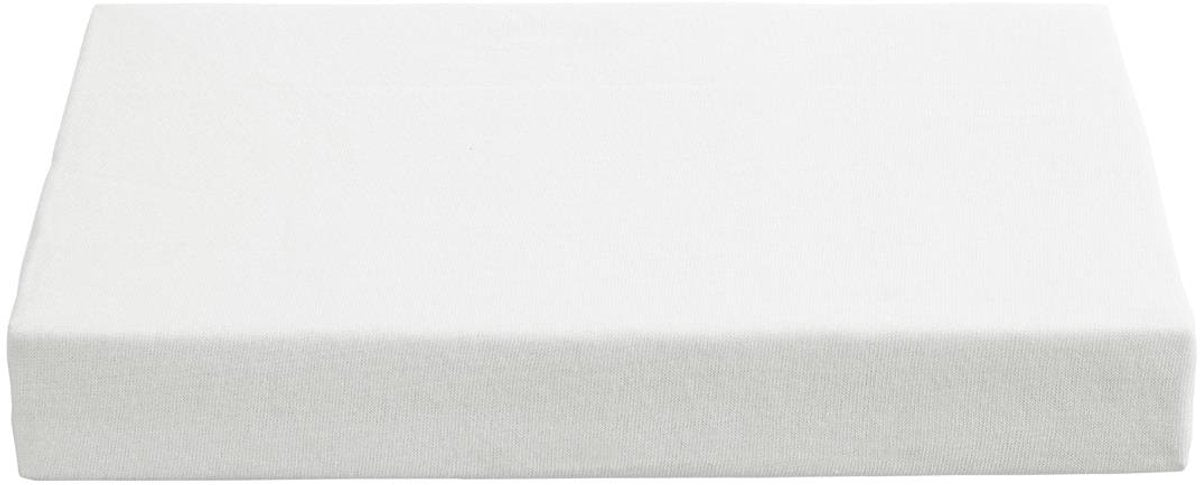 Ambiante - jersey - lenzuolo con angoli topper - 180x220 cm - bianco