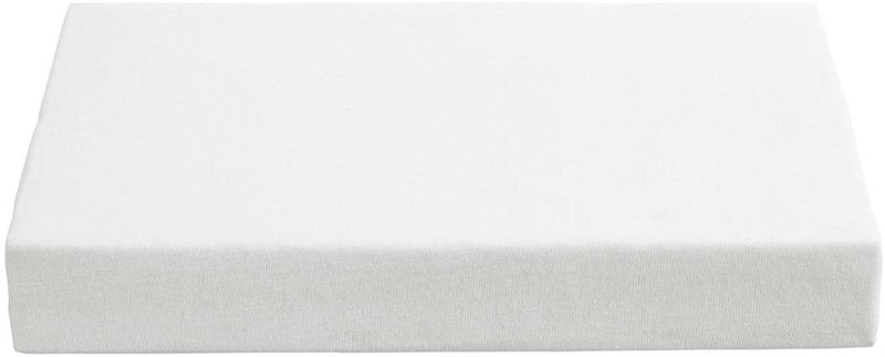 Ambiante algodón - sábana ajustable con topper dividido - 180x200 210 - blanco