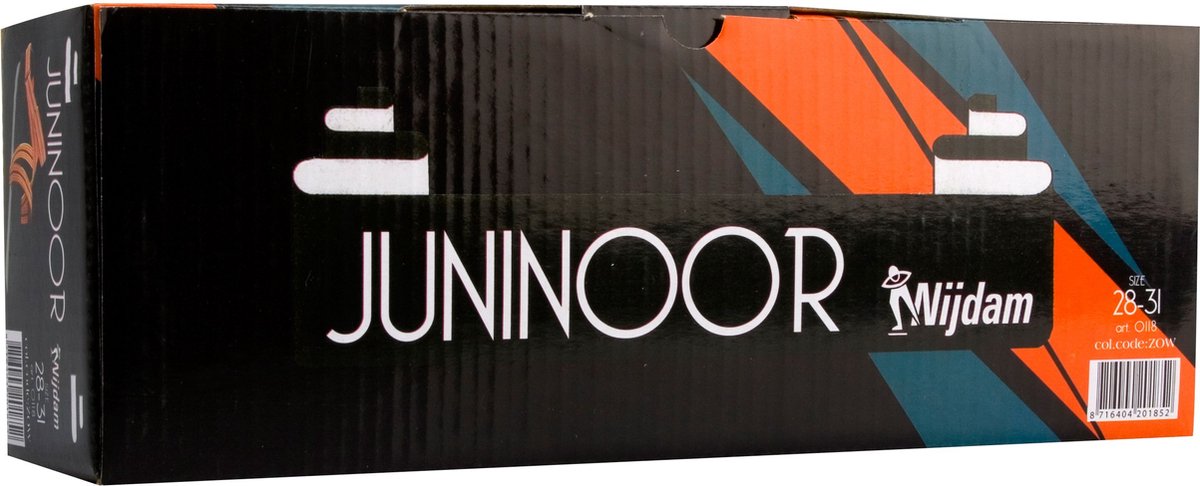 Nijdam junior - negro naranja blanco - 32 35