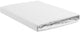 Ambiante - cotone - lenzuolo con angoli topper - 120x200 cm - bianco