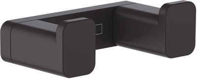 Gancio porta asciugamani doppio Hansgrohe Addstoris nero opaco