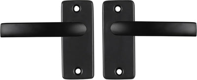 Starx door handle black - door fitting - door handle with patent - rosette - blind - door handle block