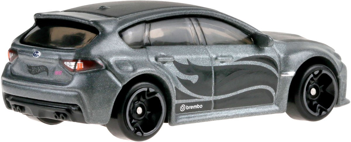 Hot wheels 1 64 jkx59 subaru impreza wrx, argento nero *compact kings* gdg44-977q